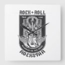 Buscar guitarra relojes de pared Roca y rollo