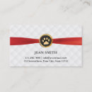 Buscar cinta roja tarjetas de visita Elegante