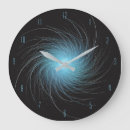 Buscar galaxia azul relojes de pared Cósmico
