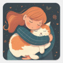 Buscar gatos lindos pegatinas Para ella