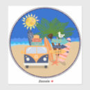 Buscar vida de la playa pegatinas General y unisex