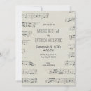 Buscar partitura musical invitaciones Vintage