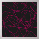 Buscar fucsia y negro posters Abstracto