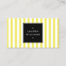 Buscar rayado amarillo tarjetas de visita Negrita