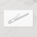 Buscar trombone tarjetas de visita Profesor de música