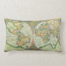 Buscar mapa del mundo antiguo cojines Retro