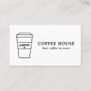 Buscar café tarjetas de visita Para ella