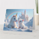Buscar la hadas tarjetas de navidad Unicornio
