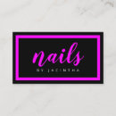 Buscar nail technician tarjetas de visita Belleza