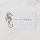 Buscar caballos mar de tarjetas de visita Colorido