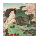 Buscar flor de cerezo japonesa azulejos Geisha