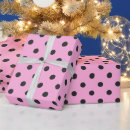 Buscar rosa y gris papel de regalo Puntos