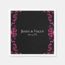 Buscar gótico servilletas Negro