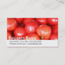 Buscar tomates tarjetas de visita Verdura