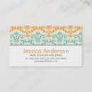 Buscar victorian horizontal tarjetas de visita Simple