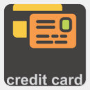 Buscar crédito pegatinas Tarjeta de crédito