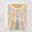 Buscar invitaciones baby shower niño Boho