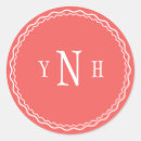 Buscar tres letras pegatinas Monograma