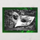 Buscar bola de mascarada invitaciones Plata