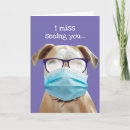 Buscar máscara facial tarjetas Perro