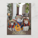 Buscar tres gatos postales Divertido