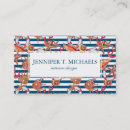 Buscar estrellas mar de tarjetas de visita Playa