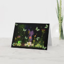 Buscar hada verde tarjetas Floral