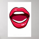 Buscar labios grandes posters Rojo
