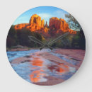 Buscar reflejado relojes de pared Azul