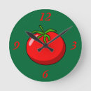 Buscar tomate relojes de pared Vegetariano