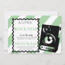 Buscar rock star invitaciones Niño