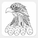 Buscar zen doodle pegatinas Pájaro