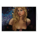 Buscar mujer rubia tarjetas Fantasía