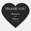 Buscar corazón blanco y negro pegatinas Invitados