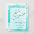 Buscar espuma invitaciones Azul