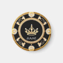 Buscar corona del oro imanes Elegante