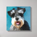 Buscar miniaturas lienzos Schnauzer