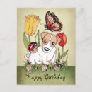 Buscar perro de la mariposa postales Para ella