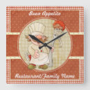 Buscar cocinero italiano relojes de pared Comida