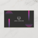 Buscar servicios jurídicos tarjetas de visita Ley