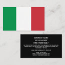 Buscar bandera italiana tarjetas de visita Para todos