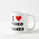 Buscar amo los videojuegos tazas Amor