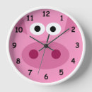 Buscar cerdos relojes de pared Animal