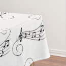 Buscar notas musicales manteles Músico
