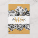 Buscar mujer elegante tarjetas de visita Vintage