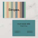Buscar rayas coloridas tarjetas de visita Para ella