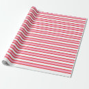 Buscar rayas rojas y blancas papel de regalo Modelo
