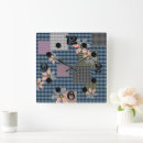 Buscar patchwork relojes de pared Retro