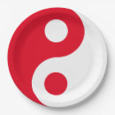 Buscar yin yang platos Blanco