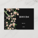 Buscar flor japonesa tarjetas de visita Asiático